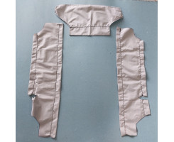 Seat cushion strap covers